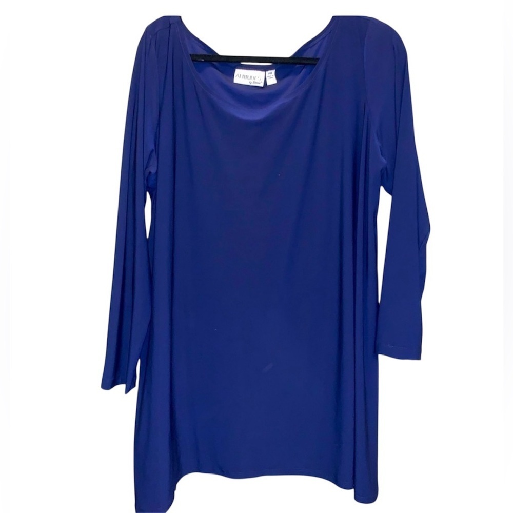 Attitudes Blue tunic 1x petite